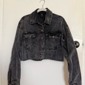 Forever 21 charcoal corduroy jacket